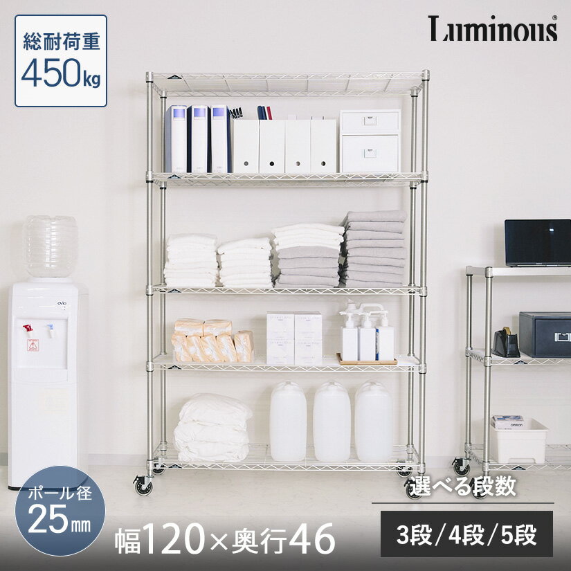 防錆 梅雨 水回り キッチン 棚 ラック スチールラック 収納 メタル ルミナス スチール棚 プレミアムラ..