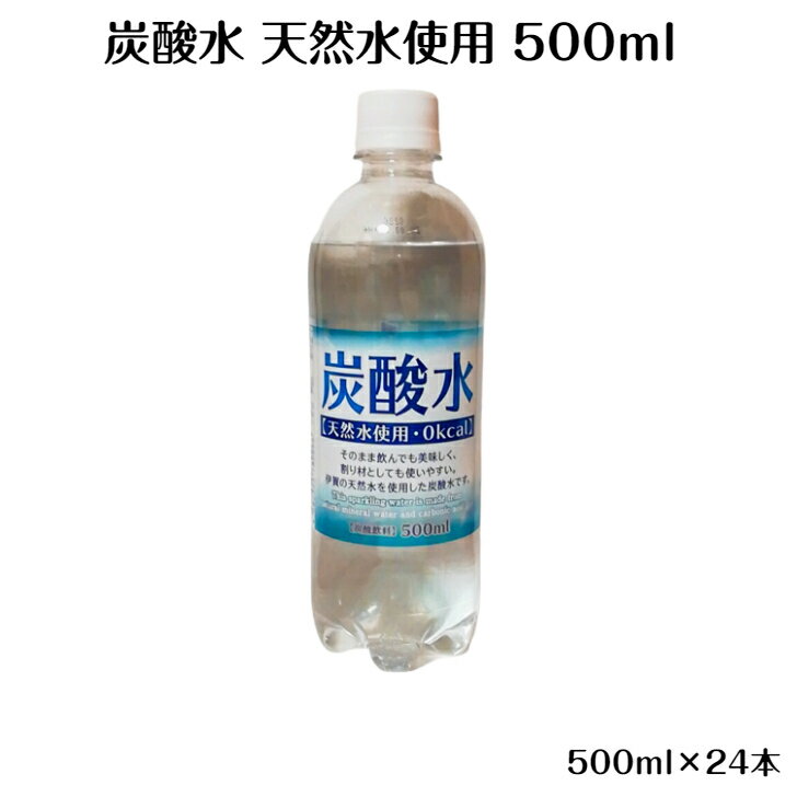 ハレーインク 炭酸水 500ml×24本 1箱