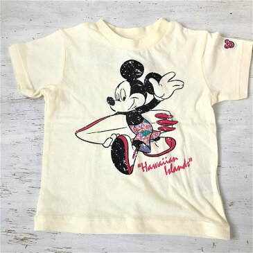 F.O.KIDS　エフオーキッズ　ディズニーキャラクター　3柄Tシャツ　ハワイ柄　サーフィン柄　ミッキー　半袖Tシャツ　キッズ　ベビー　メール便