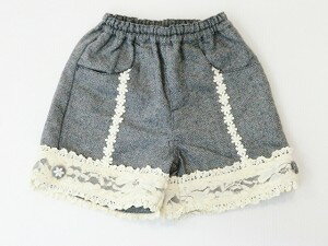 乐天商城 - （定価4300円+税をSALE）スーリー（おすすめ）レース使い♪ハーフパンツ（80cm、90cm、100cm、110cm）