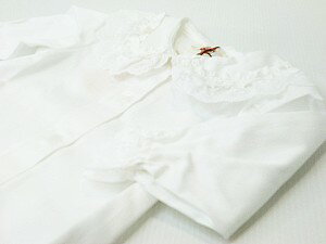 スーリー（おすすめ）レース♪長袖ブラウス（シャツ）日本製（80cm、90cm、100cm、110cm） 2