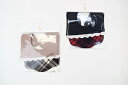 (定価1500円+税をSALE )SLAPSLIP(べべ)スラップスリップレース使いチェック柄♪スタイ(よだれかけ)エプロン