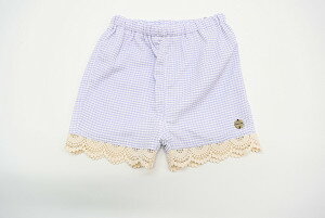 （定価2200円+税をSALE）la poche biscuit(ラ・ポシェ・ビスキュイ）レース使い♪ショートパンツ（90cm、100cm、110cm、120cm）(4)