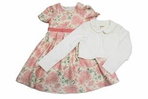 la poche biscuit(ラ・ポシェ・ビスキュイ）2pセット♪ジャケットとワンピース（120cm）（送料込）