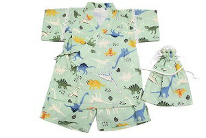 AMPERSAND（FO）アンバサンド恐竜柄　甚平スーツ（100cm、110cm）