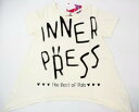 （サマーセール定価3600円+税をSALE）INNER　PRESS（おすすめ）インナープレスArライン半袖Tシャツ日本製（XS140、S150、M160）