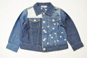 (特別限定セール定価19000円+税をSALE)ダブルB(DOUBLE.B)mikihouseデニムジャンパー ジャケット(130cm)(送料込)