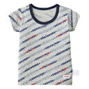 (定価3000円+税をSALE)ミキハウス(mikihouse)ロゴ総柄☆半袖Tシャツ(100cm、130cm)