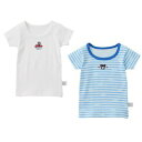 定価3200+税をセールダブルB(DOUBLE.B)mikihouseライダー&ボーダーTシャツセット(80cm、90cm、100cm、110cm、120cm、...