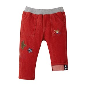 ※(定価9800円+税をSALE)ミキハウス(mikihouse)星ワッペン付き プッチーストレッチパンツ(110cm、120cm) ※(定価9800円+税をSALE)ミキハウス(mikihouse)星ワッペン付き プッチーストレッチパンツ(110cm、120cm)