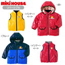 (限定セール定価28000円+税をSALE)ミキハウス(おススメ)mikihouseサーモライト中綿使用プッチー5WAYジャンパー(80cm、90cm)(送料込...