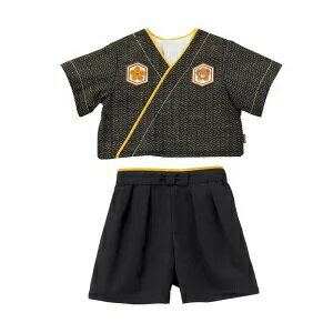 ミキハウス（mikihouse）袴風スタイセット（フリー70cm-90cm）(よだれかけ)