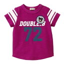 (サマーセール定価8800円+税をSALE)ダブルB(DOUBLE.B)mikihouse72ロゴプリント半袖Tシャツ日本製(80cm、90cm、100cm)