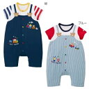 ミキハウス(mikihouse)重ね着風 半袖ショートオール日本製(70cm、80cm)(4)