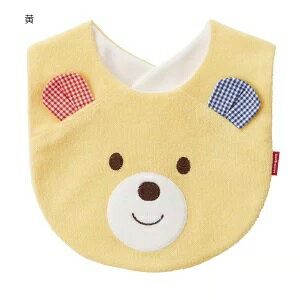 ミキハウス ホットビスケッツ(HOTBISCUITS)mikihouseお顔ドーン スタイ 日本製 よだけかけ エプロン