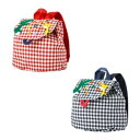 (定価8500円+税をSALE)ミキハウス(mikihouse)ギンガムチェックベビーリュック日本製(送料込)