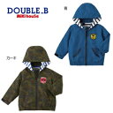 (限定セール定価14000円+税をSALE)ダブルB( DOUBLE.B)mikihouseフード付ナイロンジャンパー(120cm)