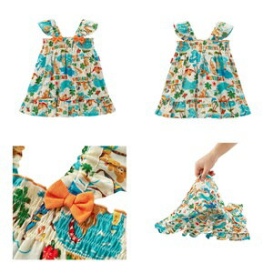 ※ミキハウス（HOTBISCUITS）mikihouseアロハ柄♪ワンピース（80cm、90cm、100cm、110cm、120cm） 2