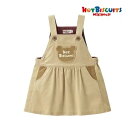 ミキハウス(ホットビスケッツ)HOTBISCUITS mikihouseコーディロイ ジャンパースカート(S、M、L、)