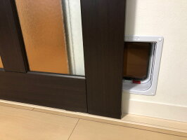 猫ドアR234+303+303延長トンネル付き
