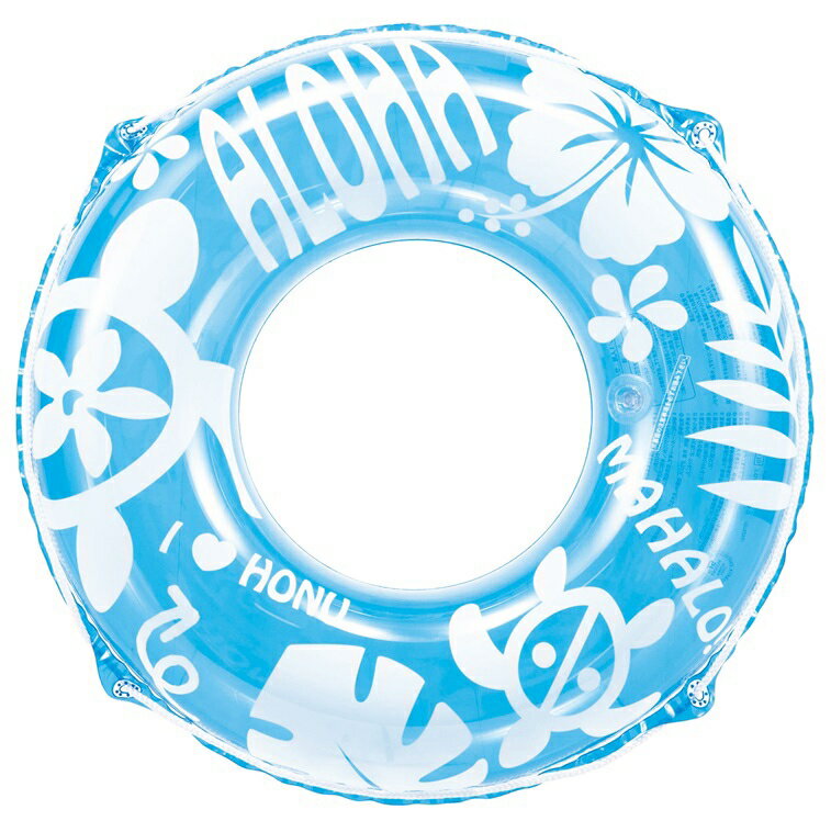●メール便OK　【うきわ】VWH30170 アロハブルーウキワ 70cm 6才以上 子供用ビニールプール ウキワ 水遊び ヒオキ HIOKIのサムネイル
