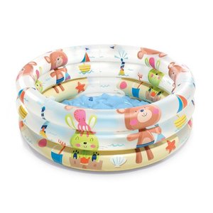 【INTEX】ビーチブッディズ3リングベビープール　22×61×61cm　57106NP　子供用ビニールプール/ウキワ/水遊び/インテックスのサムネイル