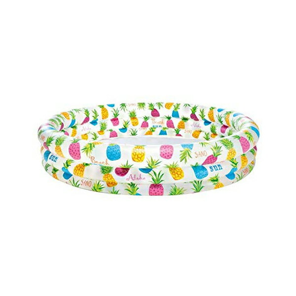 【INTEX】パイナップルフルーツプール　59431　子供用ビニールプール/ウキワ/水遊び/インテックス