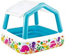 【屋根付き】【INTEX】サンシェードプール 57470★/子供用ビニールプール/ウキワ/水遊び/インテックス 02P03Dec16