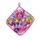 【ループタオル】 プリキュアオールスターズ リアルプリント【バンダイ】/抗菌加工/ハンドタオル/お手拭/入園・入学/保育園/幼稚園 ループ付き ハンドタオル 1