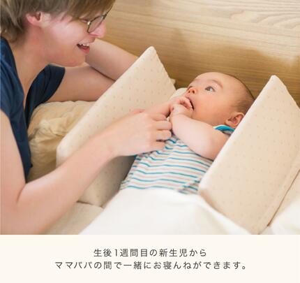 ファルスカ ベッドインベッド エイド オーガニック 746113 寝具小物 グランドール farska ベッド小物 ベビー用品 寝具 布団 クッション 添い寝 寝返り防止 ベッドガード 2