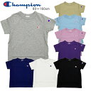 【Champion チャンピオン】 半袖Tシャツ ワンポイント/子供服/キッズ/ジュニア/男の子/女の子/シンプル/トップス/ベビー/夏物