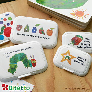 テクセルバイオ ビタット(Bitatto)はらぺこあおむしと水玉(レギュラー/あおむし) /衛生雑貨類その他/ウェットティッシュケースふた 02P03Dec16