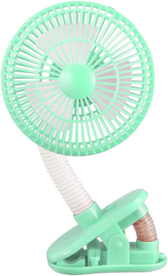 日本育児 ストローラーファン ミント STROLLER FAN ベビーカー扇風機 電池式 ベビー用扇風機 扇風機 クリップ 電池式 暑さ対策