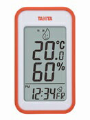 【タニタ】タニタ温湿度計TT−559　ORオレンジ　風邪予防/かぜ対策/空気が乾燥する冬に備えよう　 02P03Dec16