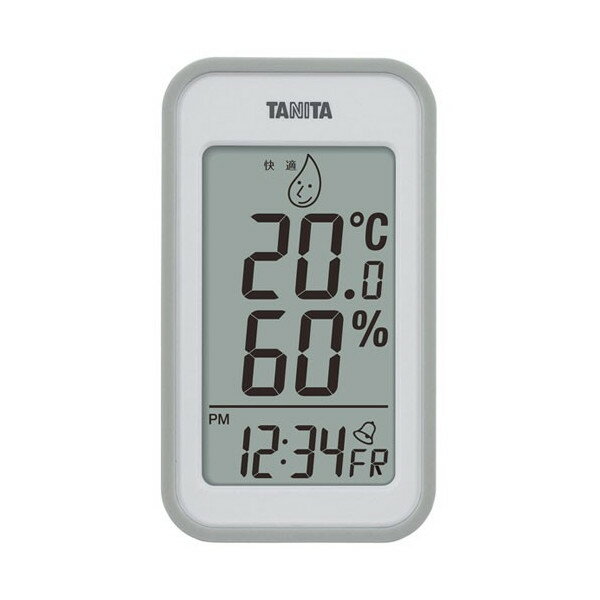 【タニタ】タニタ温湿度計TT−559　GY　グレー　風邪予防/かぜ対策/空気が乾燥する冬に備えよう　 02P03Dec16