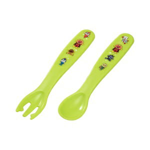 メール便OK【LEC】アンパンマン ANベビースプーン&フォーク(グリーン)(KK-234)レック/キッズ食器シリーズ/ランチ用品 02P03Dec16