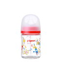 【ピジョン】母乳実感　哺乳びん（耐熱ガラス製）160ml　Music ミュージック 音楽 哺乳瓶（ガラス） Pigeon 赤ちゃん ベビー 0ヵ月から