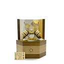 【収納台】 五月人形 8号兜 金 中茶縅 桜付大鍬形 コンパクト 収納台飾り 亀甲収納箱 タモ 濃茶 白地/金紙 組子 五月人形 端午の節句 兜飾り コンパクト飾り おしゃれ モダン 収納飾り お祝い くすみ