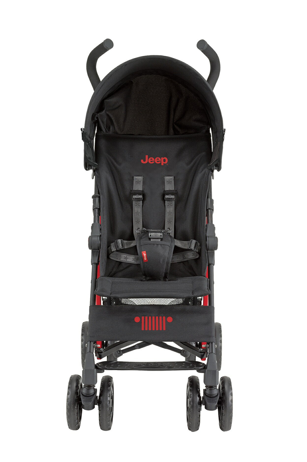 【J is for Jeep】ジープ アドベンチャー レッド ベビーカー バギー B型ベビーカー 最小サイズ 折りたたみ ティーレックス T-rex ストローラ— Jeep 正規品 2