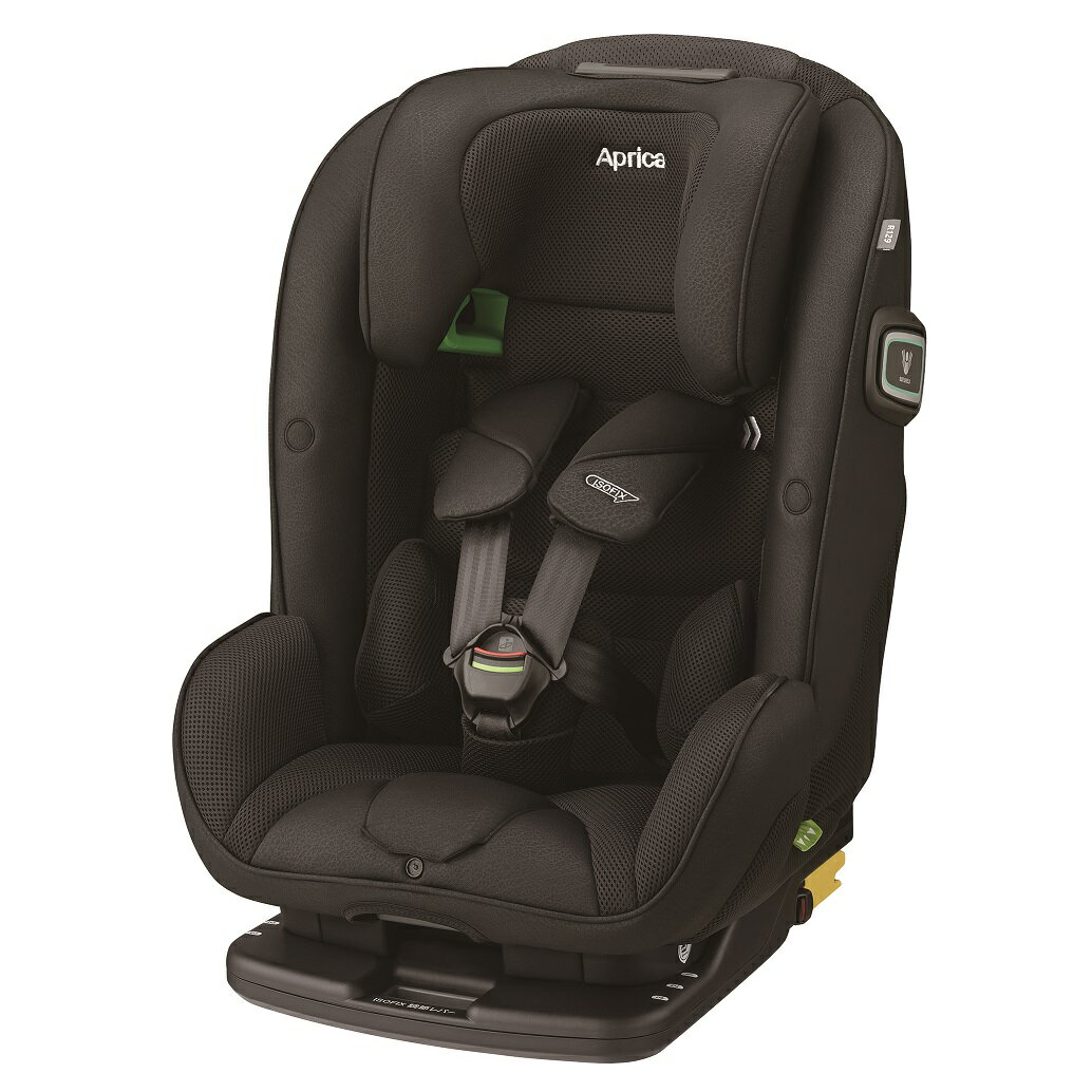 【アップリカ】フォームフィット ISOFIX セーフティープラス AB メテオブラック BK form fit SAFETY+/ISOFIX/2021年/ジュニアシート/1歳頃から11歳頃まで/メーカー保証付き/ブースターシート/チャイルドシート【Aprica】