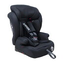 ジュニアシート ハーネスジュニアISOFIX アスピーダ ブラック ED-3001 ISOFIX取付 シートベルト取付 ジュニアシート カーシート ブースター チャイルドシート 1〜11才頃 その1