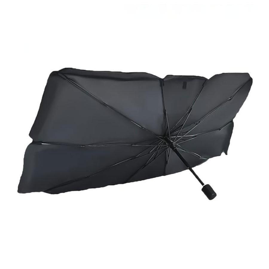 サンシェード 車用 日よけ 傘型 フロント用 Sサイズ サンシェイド カー用品 BM648 H65cm×W125cm ブレイス