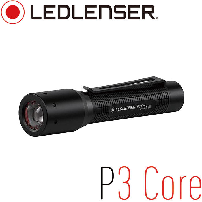 レッドレンザー P3 Core ペンライト キーライト LED LENSER 502597 明るさ25ルーメン ペンクリップつき 小型LEDハンディライト【日本正規品/懐中電灯/防災用品/ハンドライト/タクティカル】