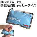 瞬間冷却剤 キャリーアイス CARRY ICE 叩くと冷える瞬間保冷材 熱中症対策グッズ 再利用可能 日本製【携帯用/外出/イベント/スポーツ/..
