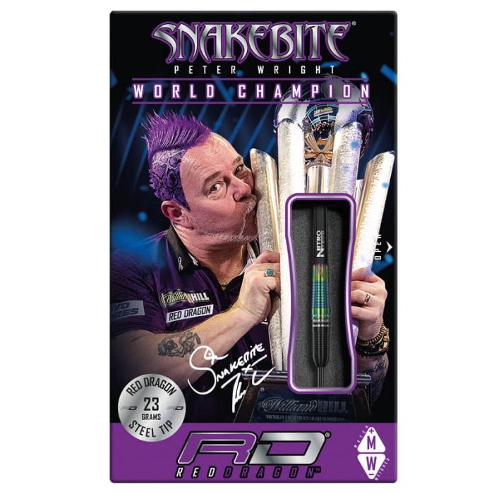 ダーツ バレル REDDRAGON Peter Wright Snakebite world champion2020 torped se 23g（レッドドラゴン ピーター・ライト スネークバイト）