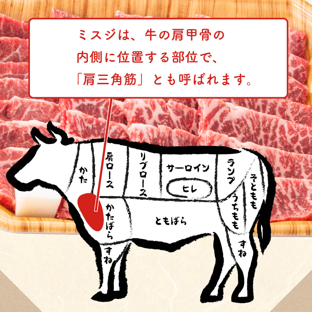 赤城牛 ミスジ バーベキュー 焼き肉 肉 400g 3~4人前 焼肉 送料無料 冷凍 ギフト プレゼント BBQ お取り寄せ グルメ 牛肉 国産牛 希少部位 霜降り 赤身 お中元 お歳暮 お誕生日 出産祝い 入学祝い 母の日 父の日 内祝い 贈答