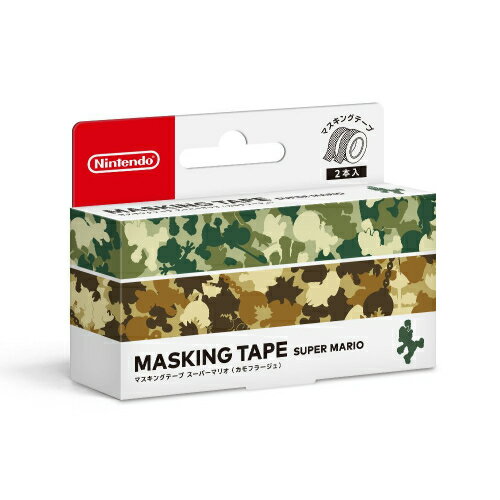 新品マスキングテープスーパーマリオ(カモフラージュ)任天堂スイッチNintendoSwitchLaboラボ