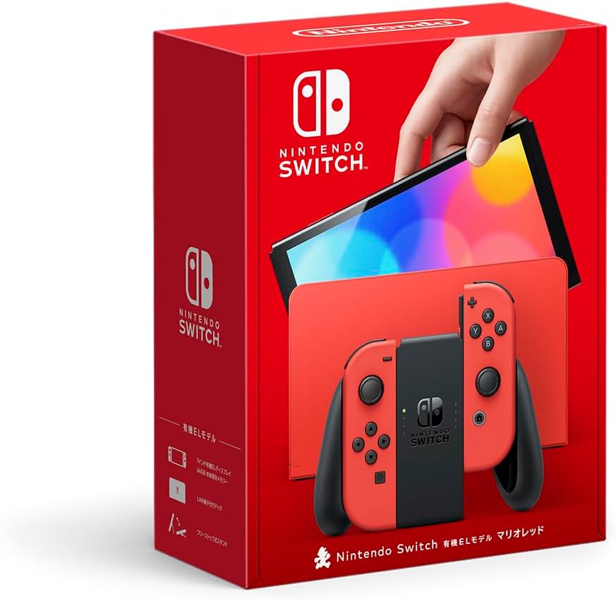 【新品】 Nintendo Switch(有機ELモデル) マリオレッド Nintendo Switch 本体 倉庫L