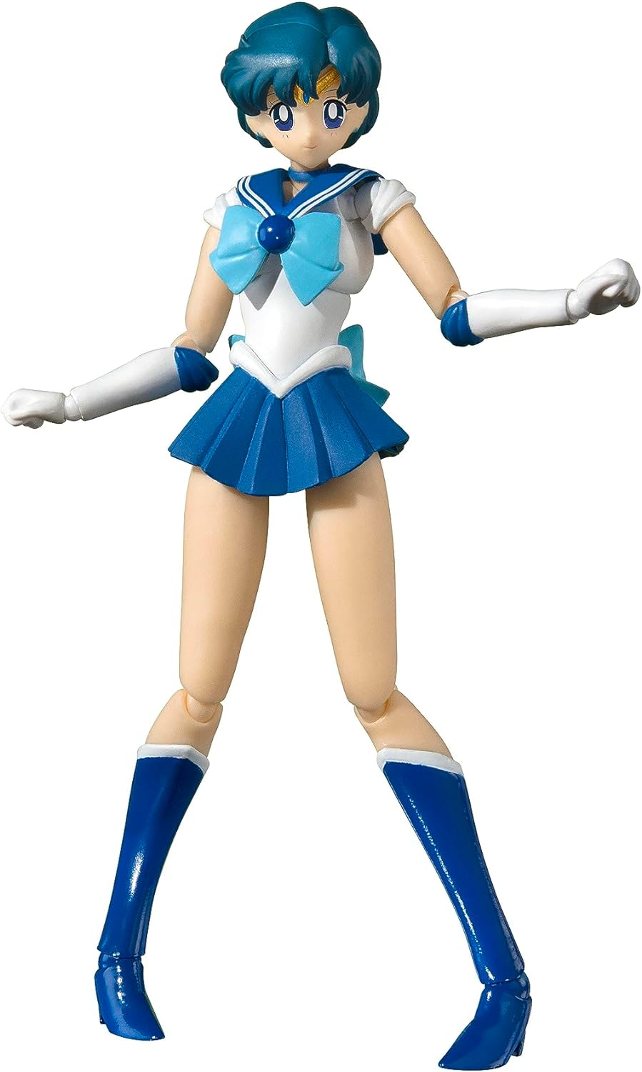 【新品】 S.H.Figuarts 美少女戦士セーラームーン セーラーマーキュリー-Animation Color Edition- 約140mm PVC&ABS製 塗装済み可動フィギュア 倉庫L