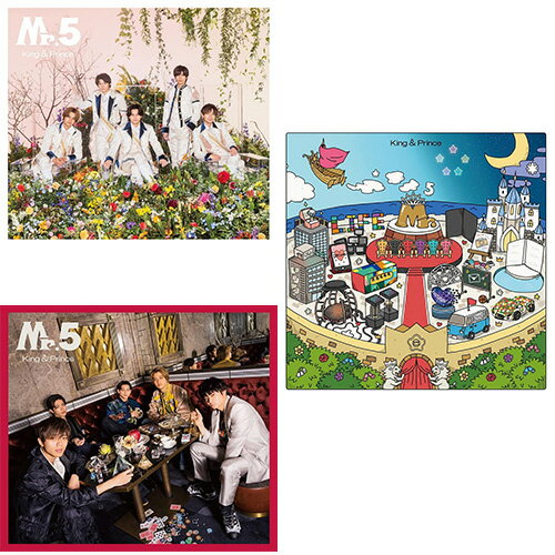 【3形態セット/新品】Mr.5 (初回限定盤A 初回限定盤B 通常盤) DVD付 CD King Prince キンプリ ベストアルバム 倉庫L